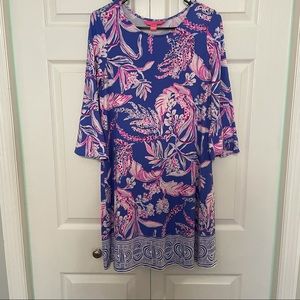 Lilly Pulitzer Ophelia Swing Dress Size Medium, EUC Wild Within Print